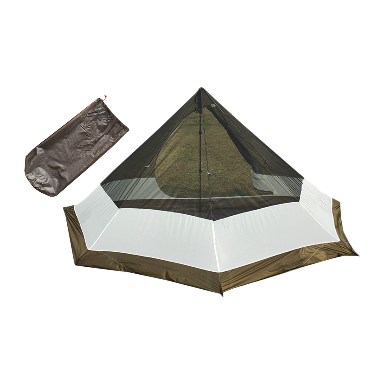 Cheap Goat Tents Lightweight Pyramid Tent Camping  2 Person Mesh Tent Shelter for Climbing Trekking Hunting Backpacking Hiking   